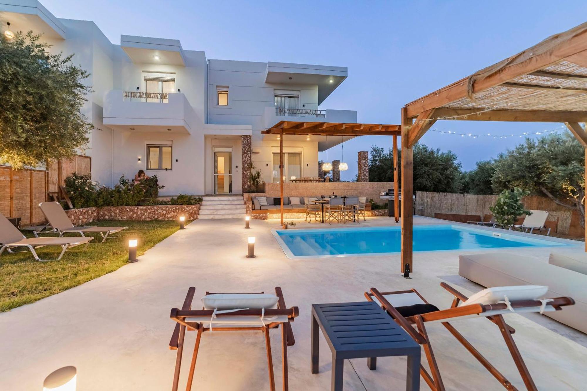 Villa Tranquility Psinthos ภายนอก รูปภาพ