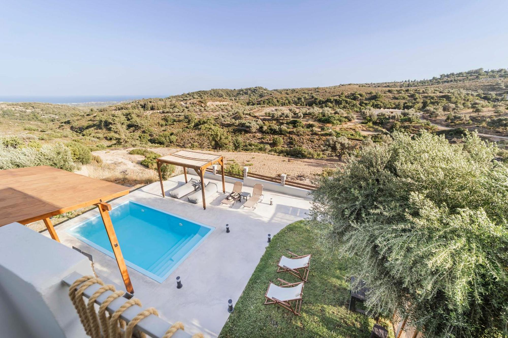 Villa Tranquility Psinthos ภายนอก รูปภาพ