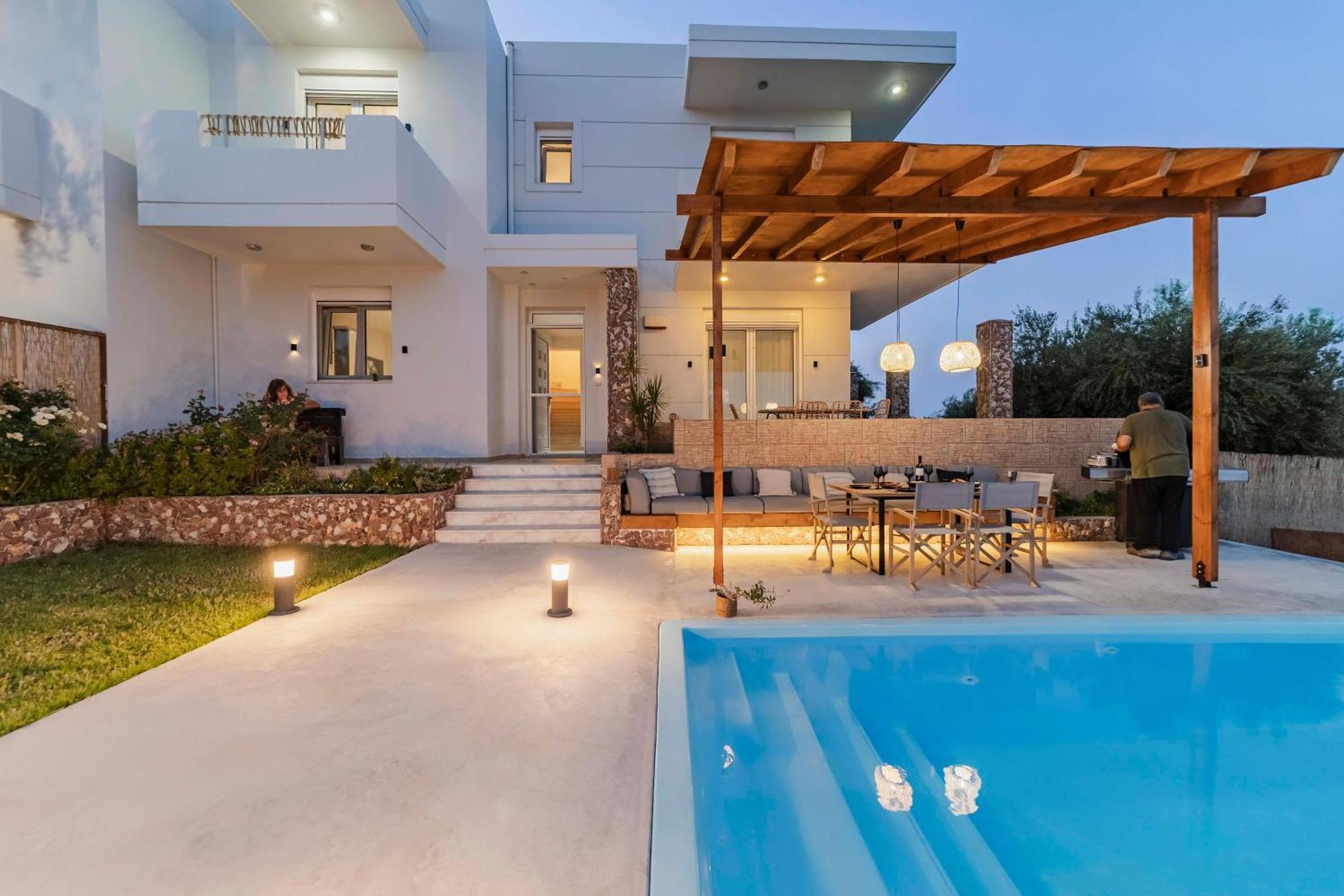 Villa Tranquility Psinthos ภายนอก รูปภาพ