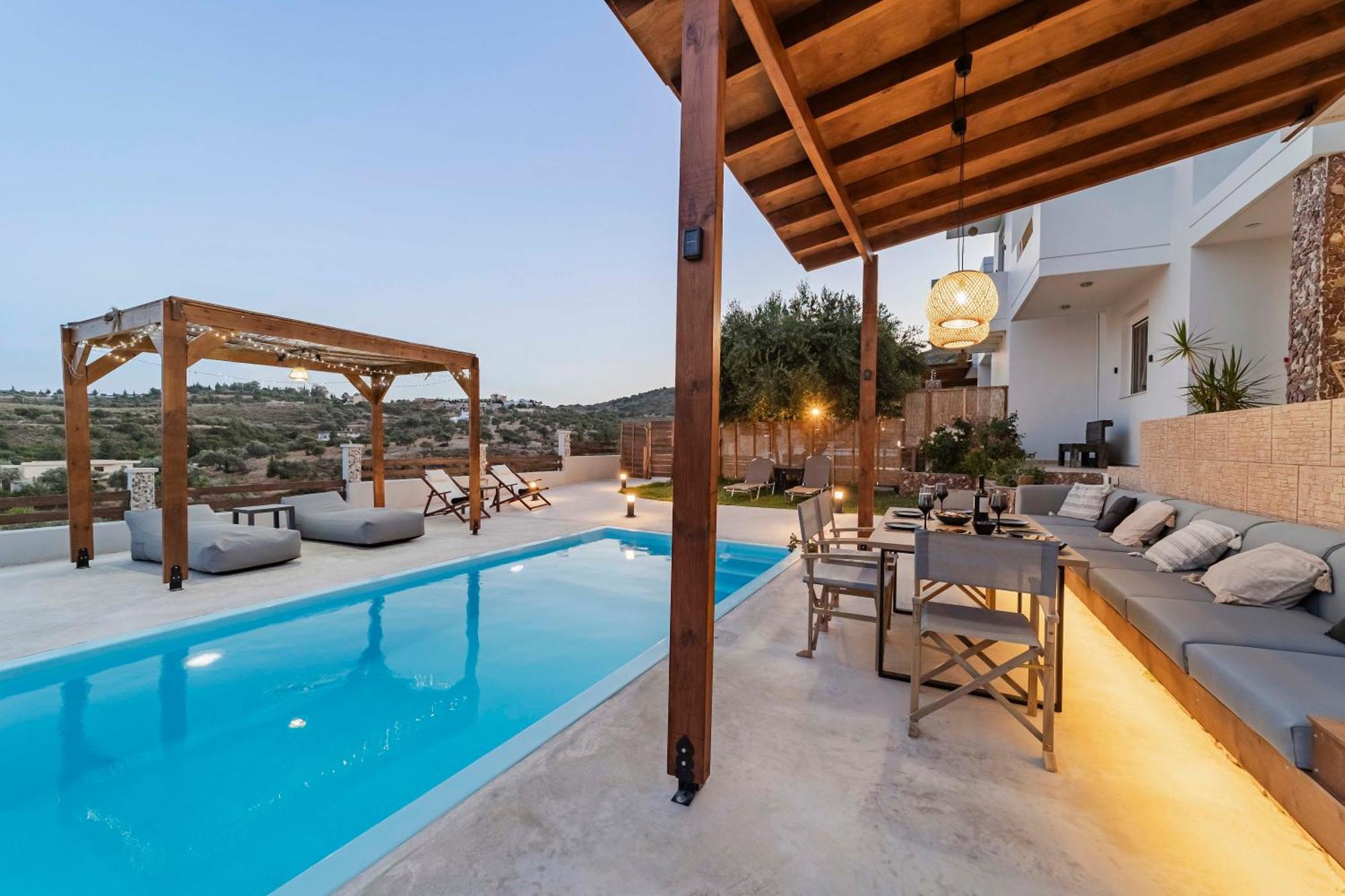 Villa Tranquility Psinthos ภายนอก รูปภาพ