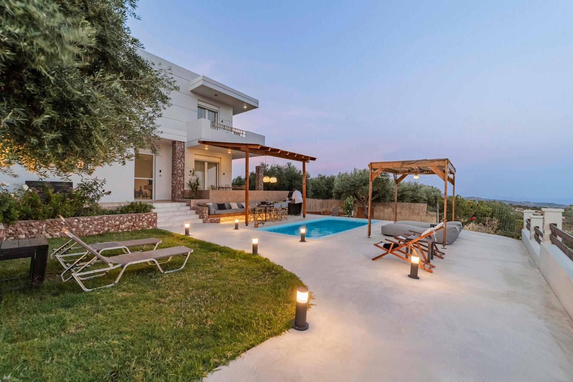 Villa Tranquility Psinthos ภายนอก รูปภาพ