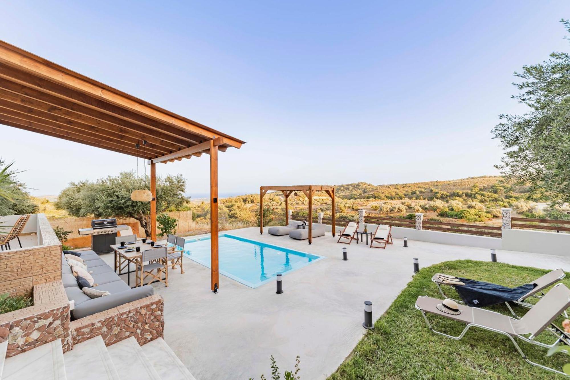 Villa Tranquility Psinthos ภายนอก รูปภาพ