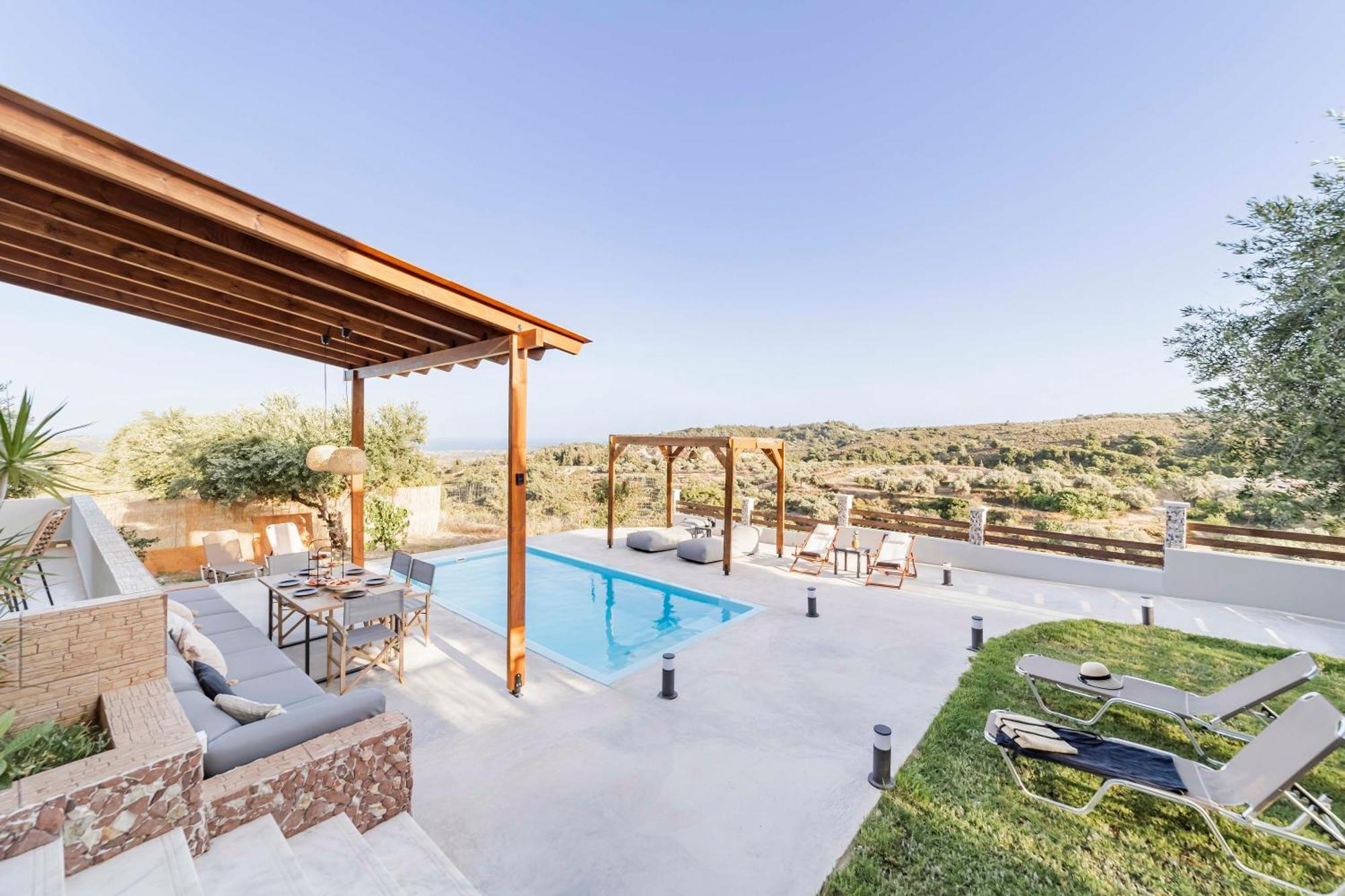 Villa Tranquility Psinthos ภายนอก รูปภาพ