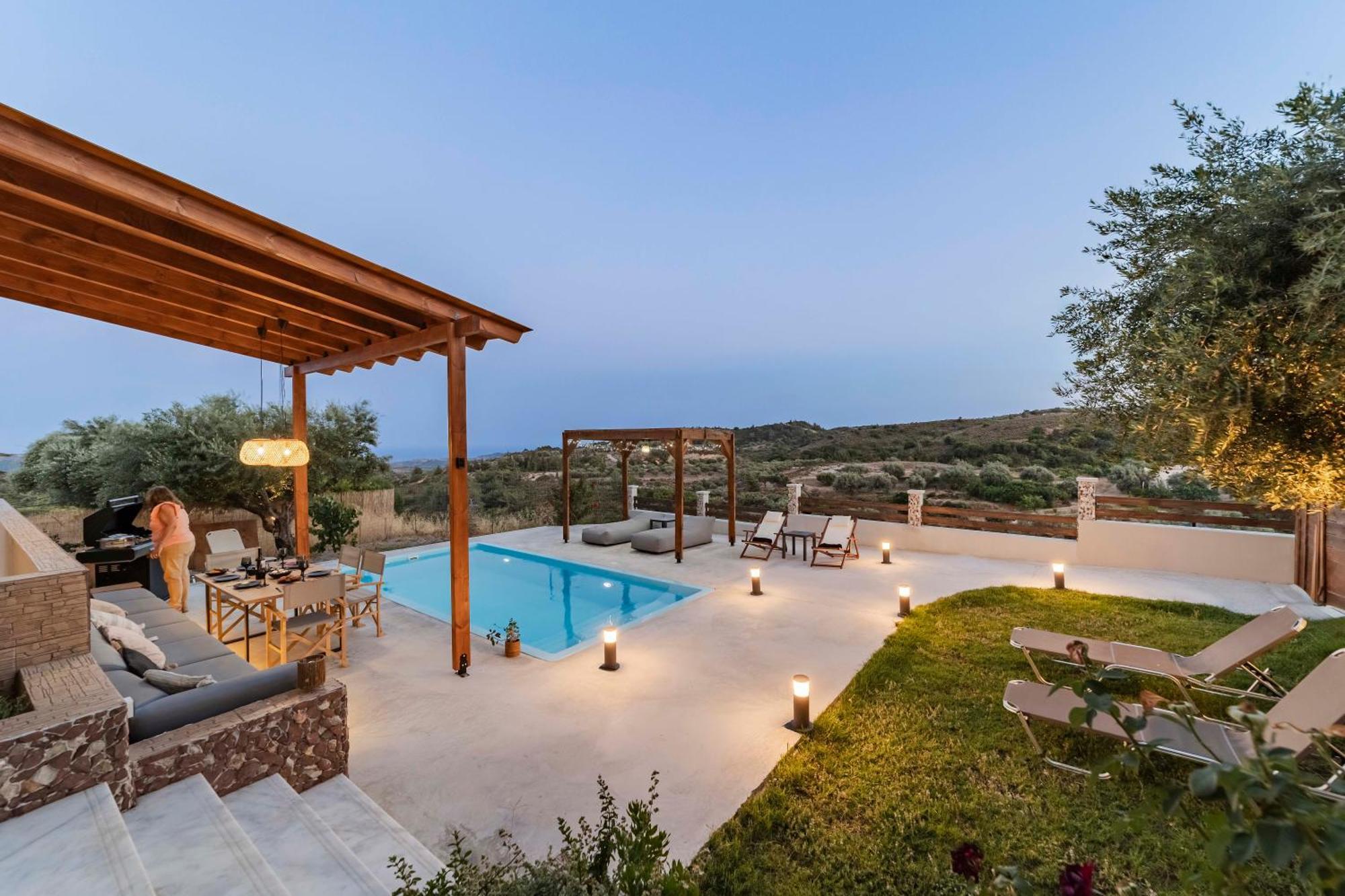 Villa Tranquility Psinthos ภายนอก รูปภาพ